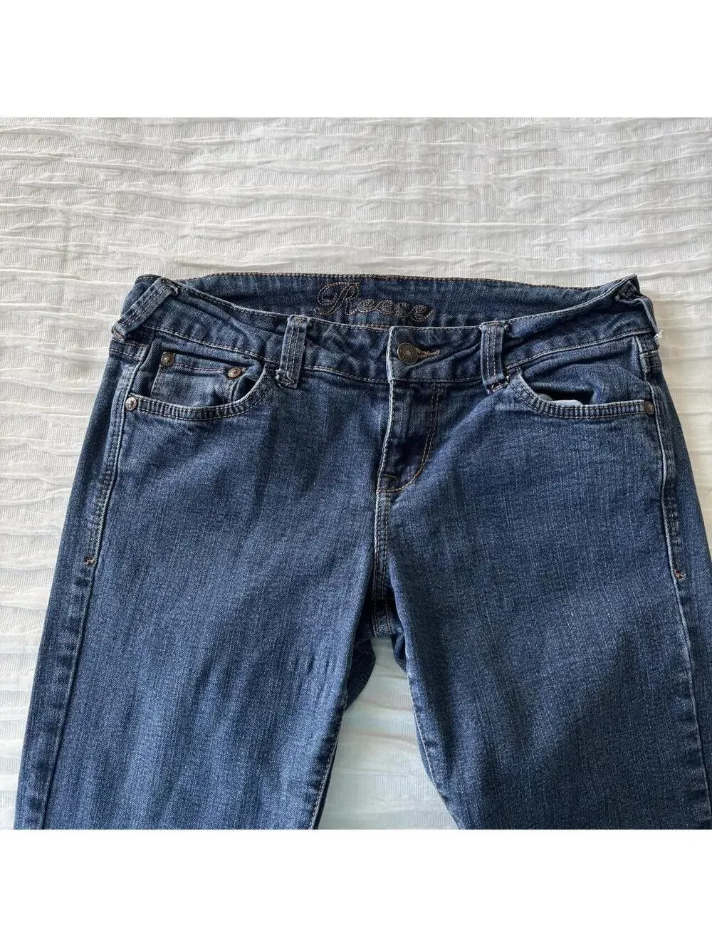 Women's Blue and Navy Jeans